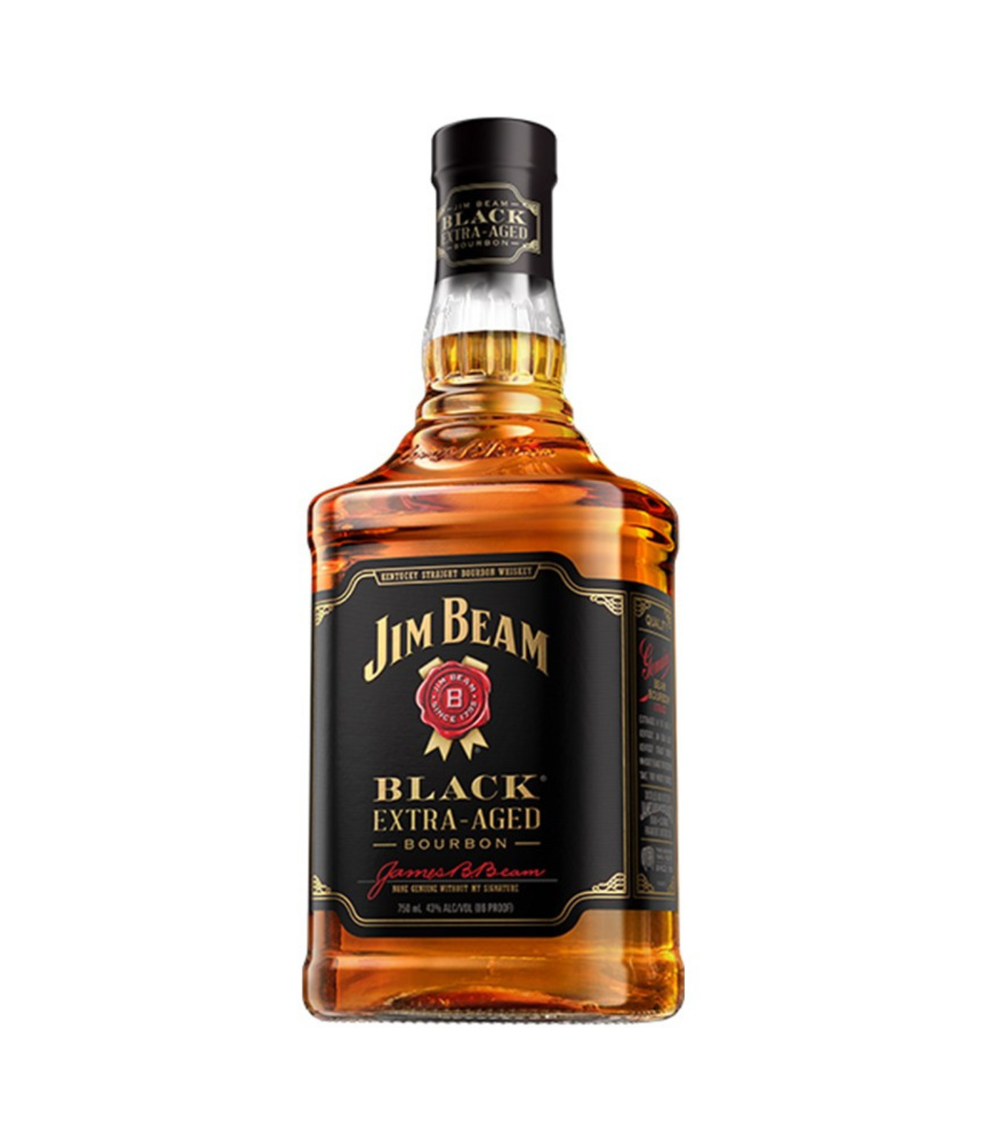 Jim Beam Black Extra Aged Bourbon Whiskey  (1L; 43%)