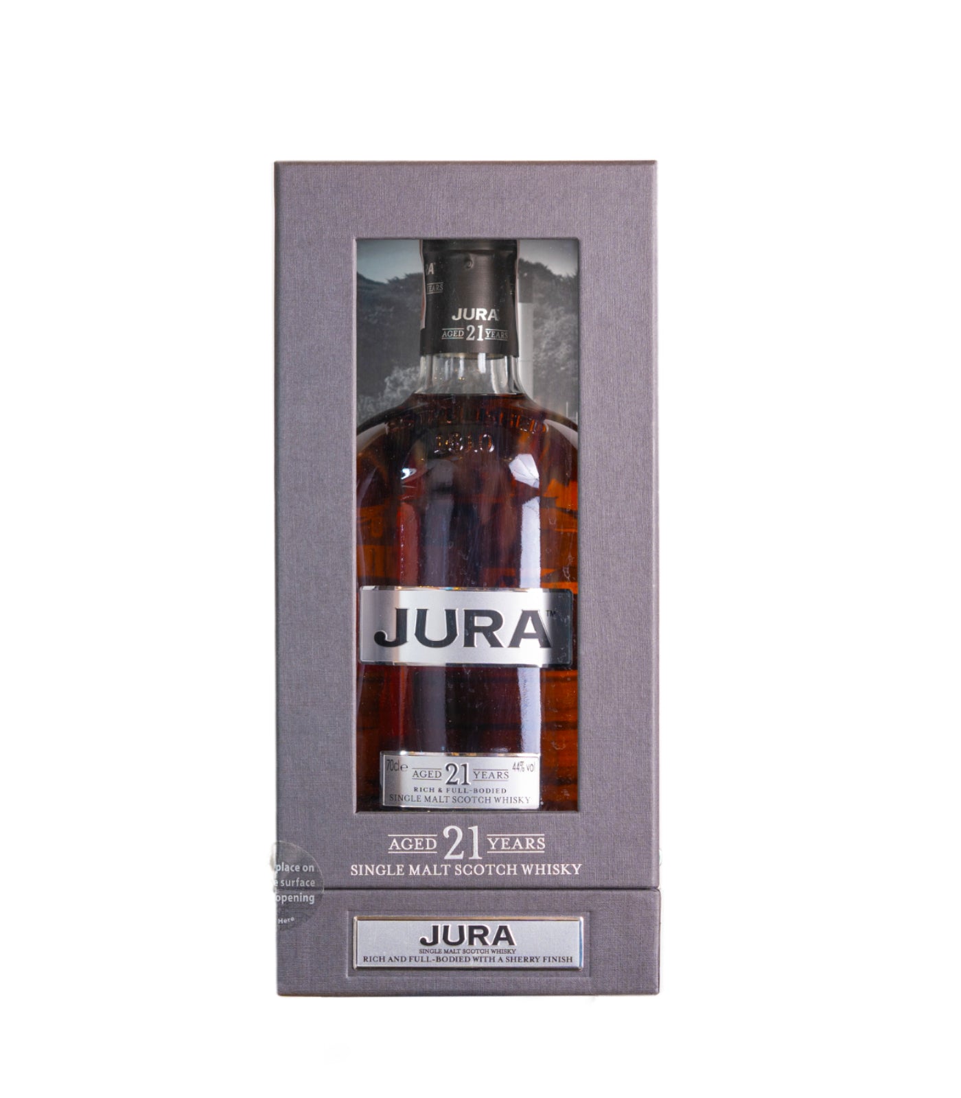 Isle of Jura 21 Year Old Single Malt Scotch Whisky 700ml.