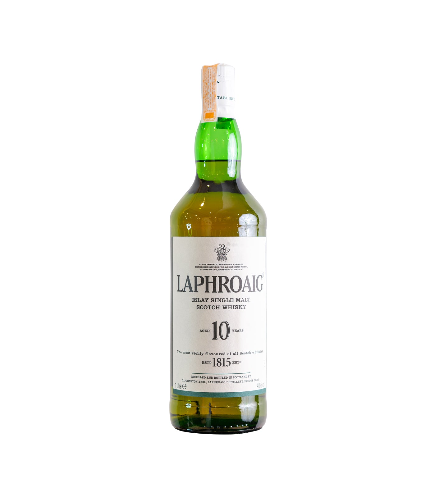 Laphroaig Single Malt Scotch Whisky 10yrs. 1Ltr.