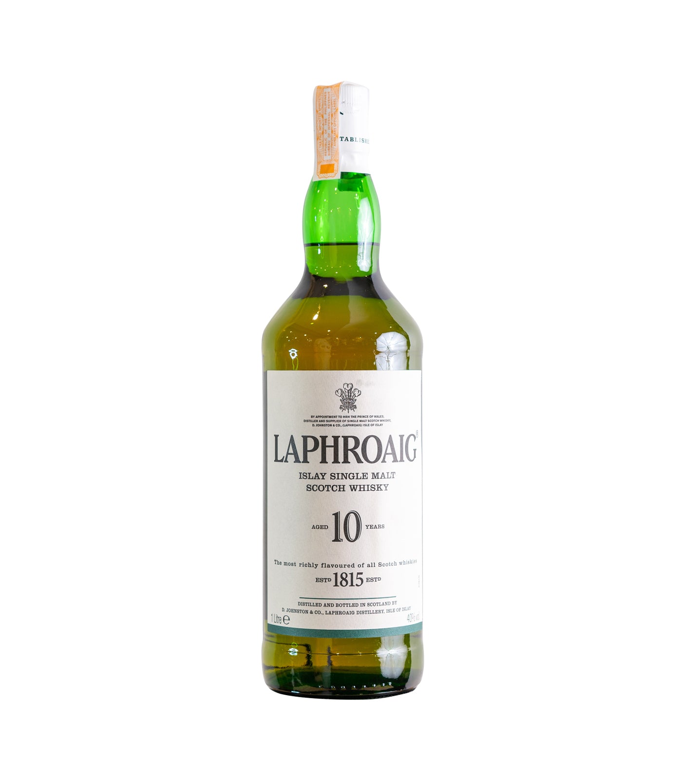 Laphroaig 10 Year Old Single Malt Scotch Whisky (70cl; 40%)