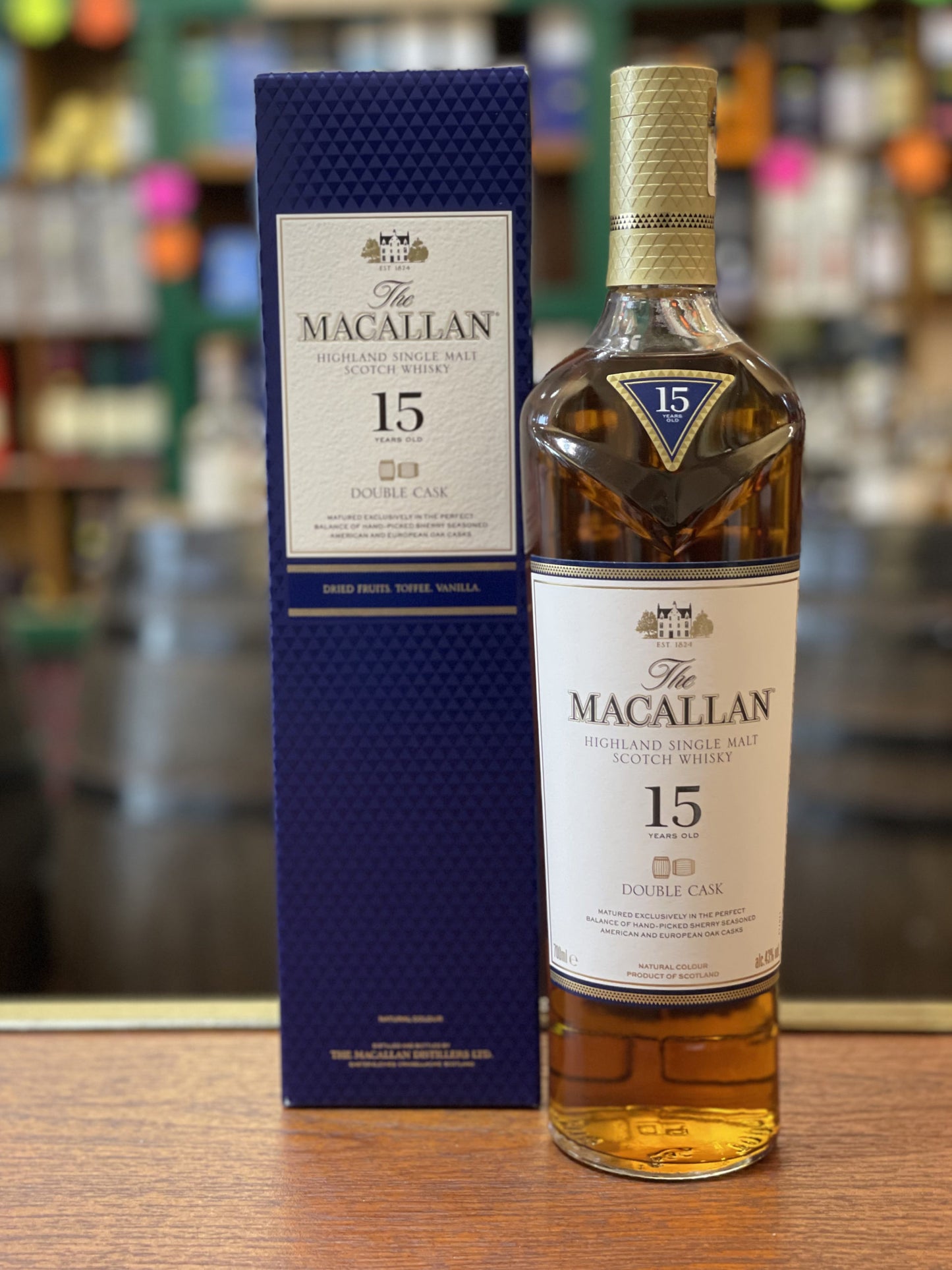 The Macallan 15 Year Old Double Cask Single Malt Whisky (70cl; 43%)