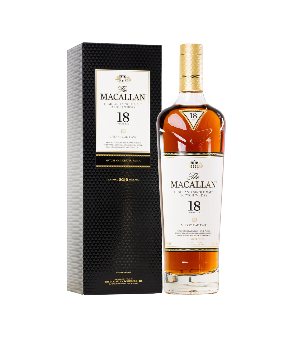 The Macallan 18 Year Old Sherry Cask (2021) Single Malt Whisky (70cl; 43%)