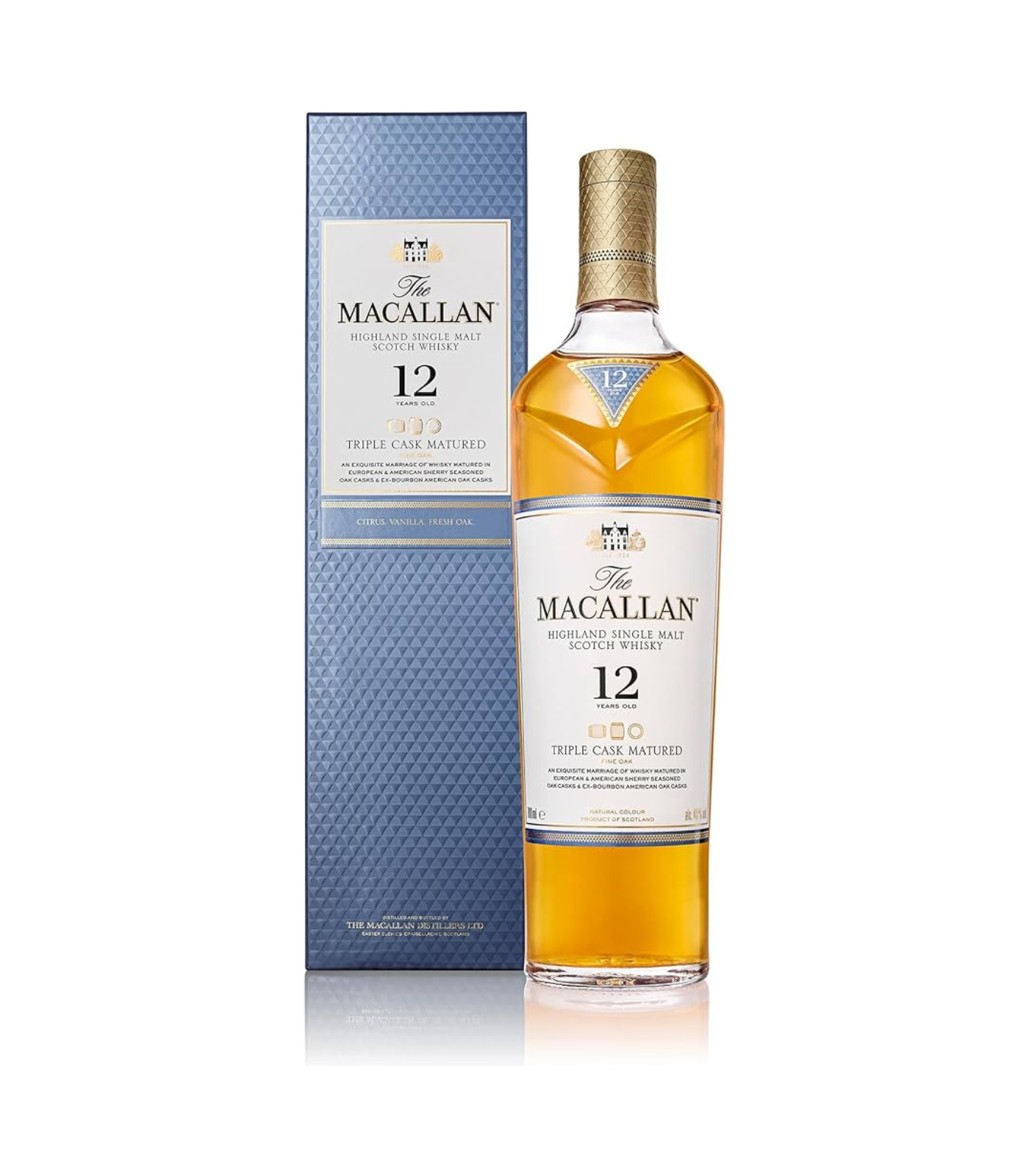 The Macallan 12 Year Old Fine Oak |Triple Cask Single Malt Whisky  (70cl; 40%)