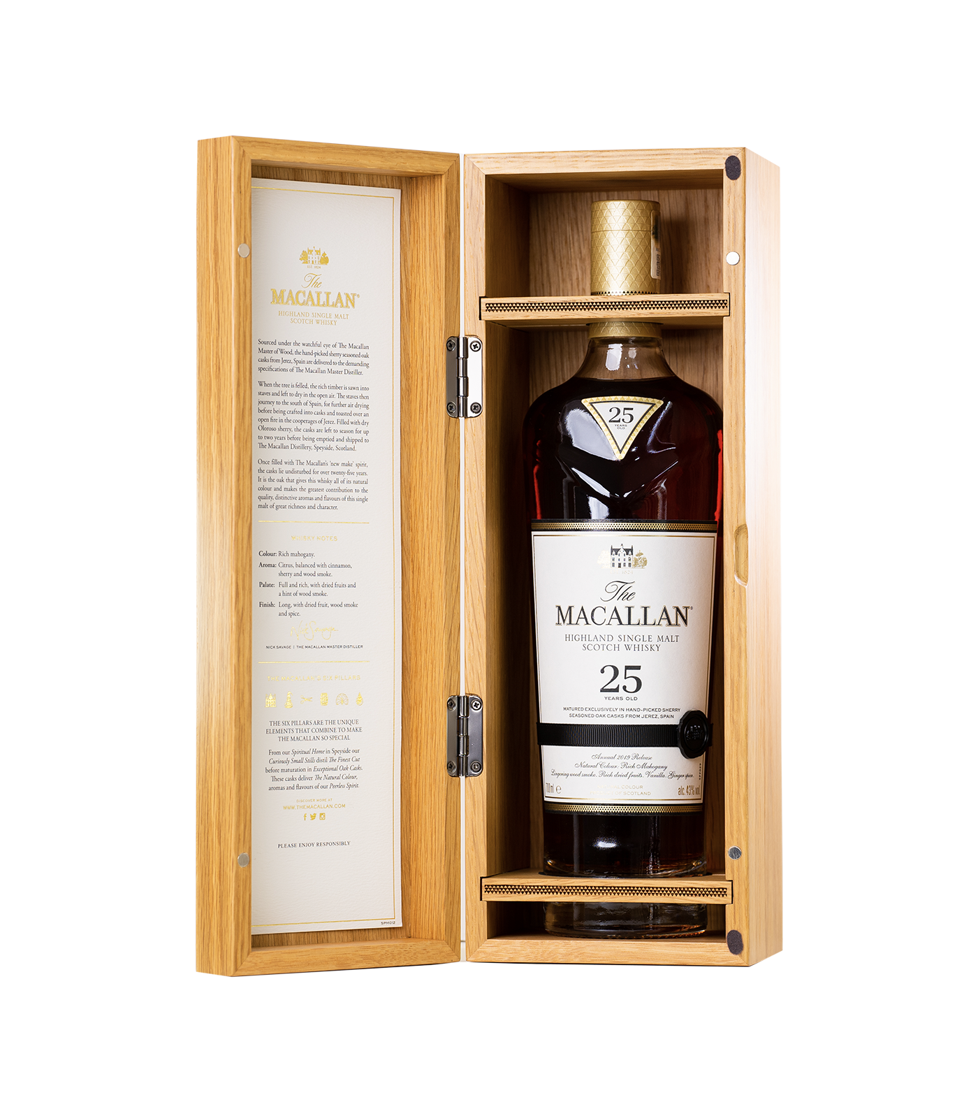 The Macallan 25 Year Old Sherry Oak 2021 Release Whisky (70cl; 43%)