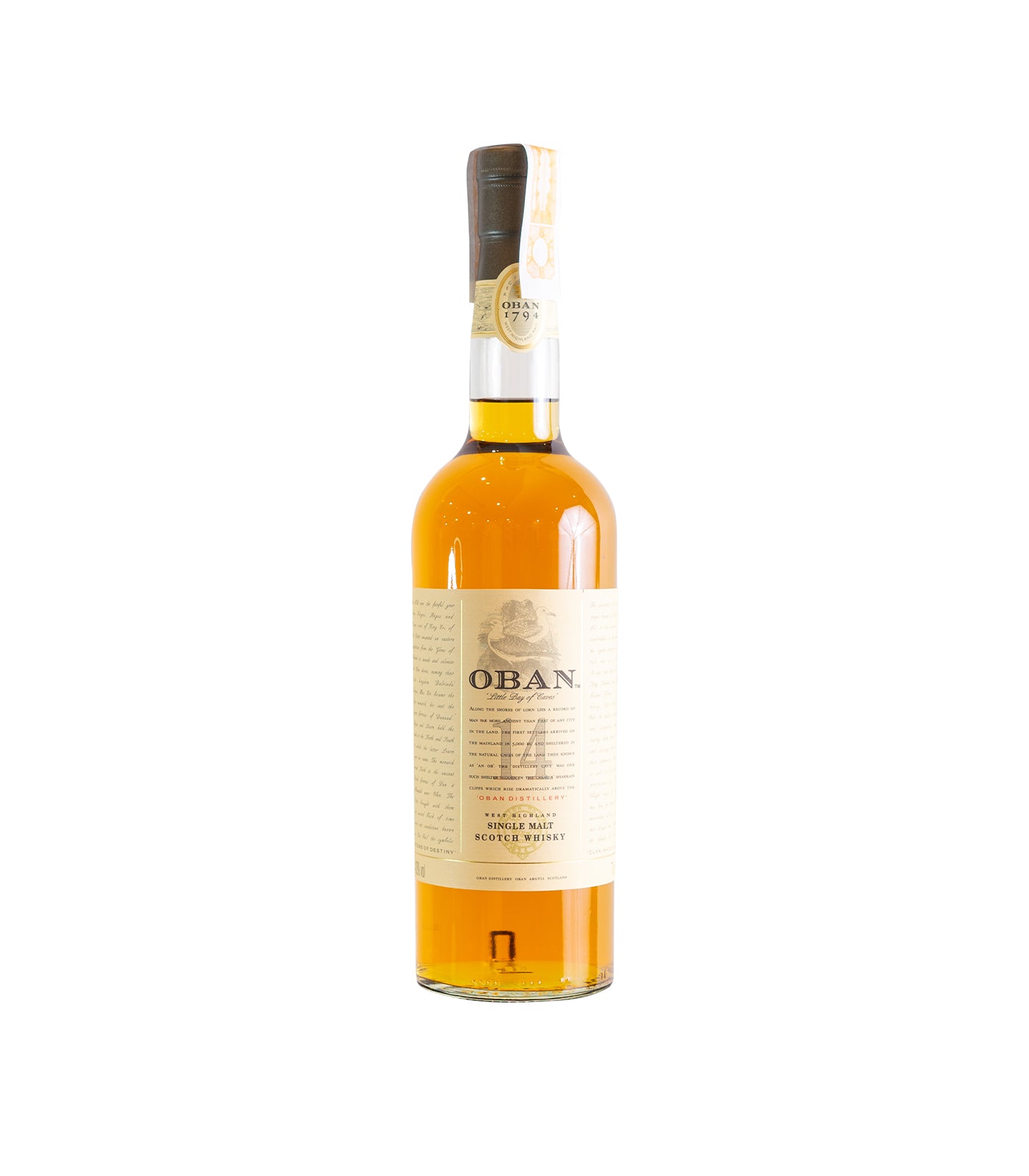 Oban 14 Year Old Single Malt Scotch Whisky (70cl; 43%)