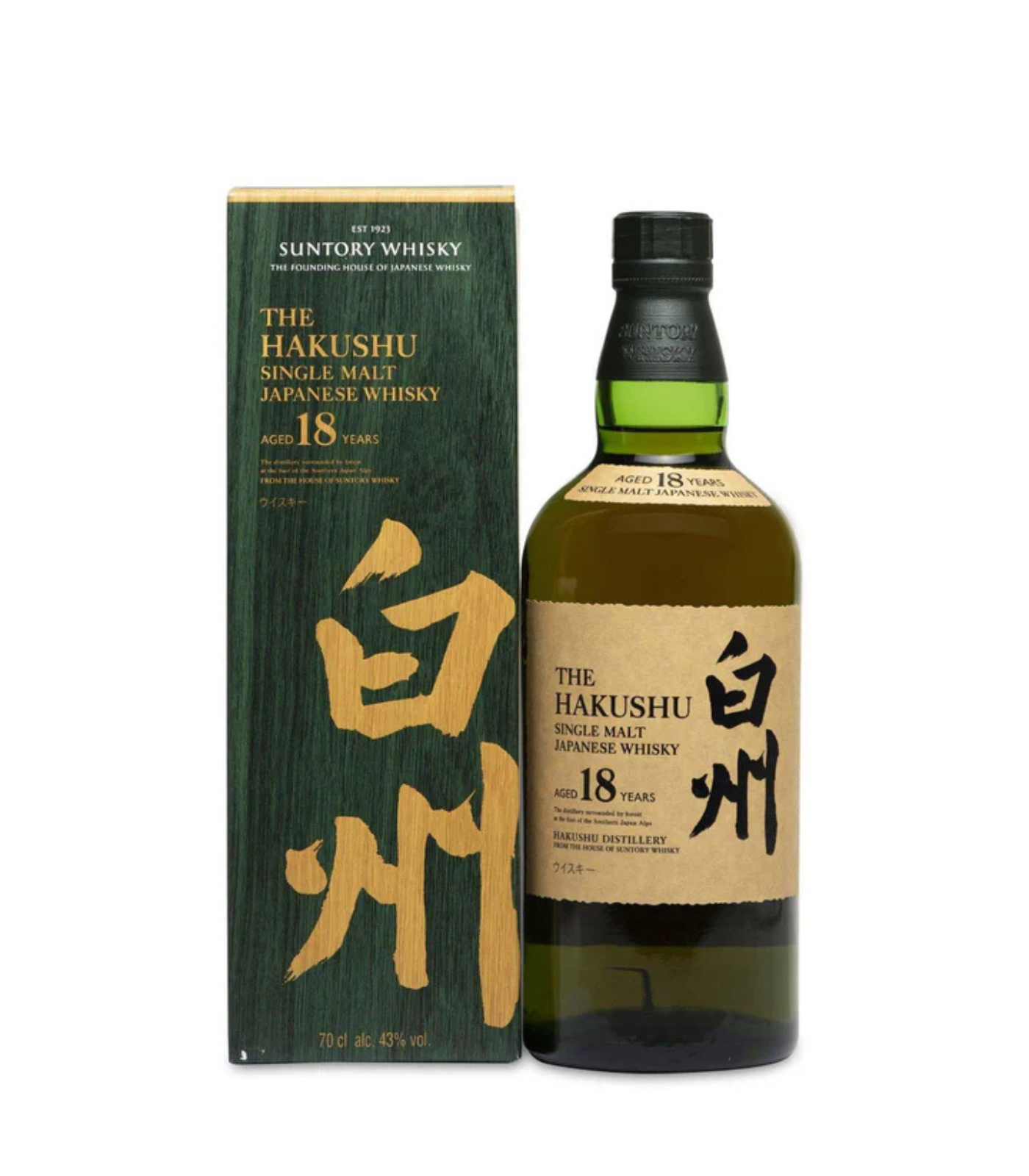 Suntory | The Hakushu 18years Singlemalt Japanese Whisky 700ml