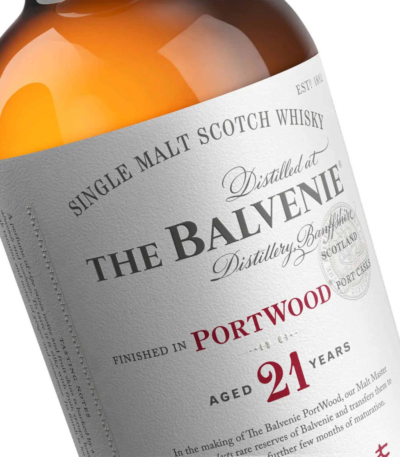 The Balvenie 21 Year Old Portwood 700ml | Singlemalt Scotch Whisky