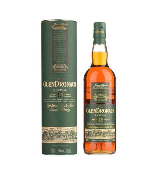 The GlenDronach 15 Years Revival Single malt Whisky 700ml