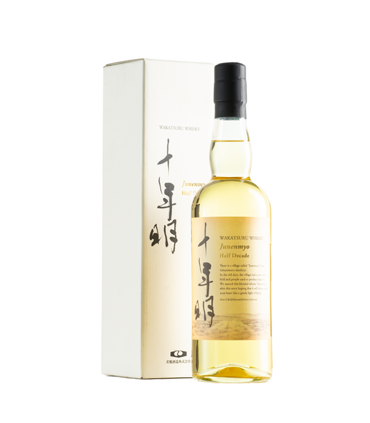 Wakatsuru Junenmyo Half Decade Japanese Whisky 700ml