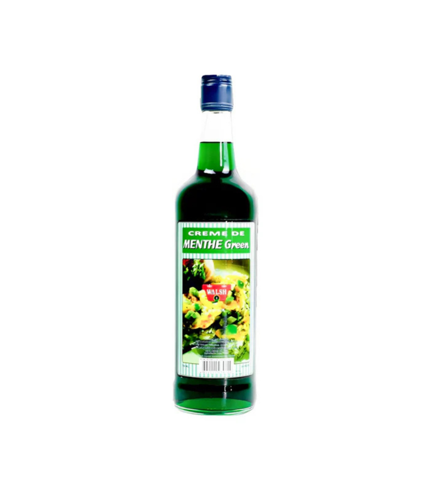 Walsh Crème de Menthe Green Liqueur 750ml | Refreshing Mint Liqueur for Cocktails & Desserts