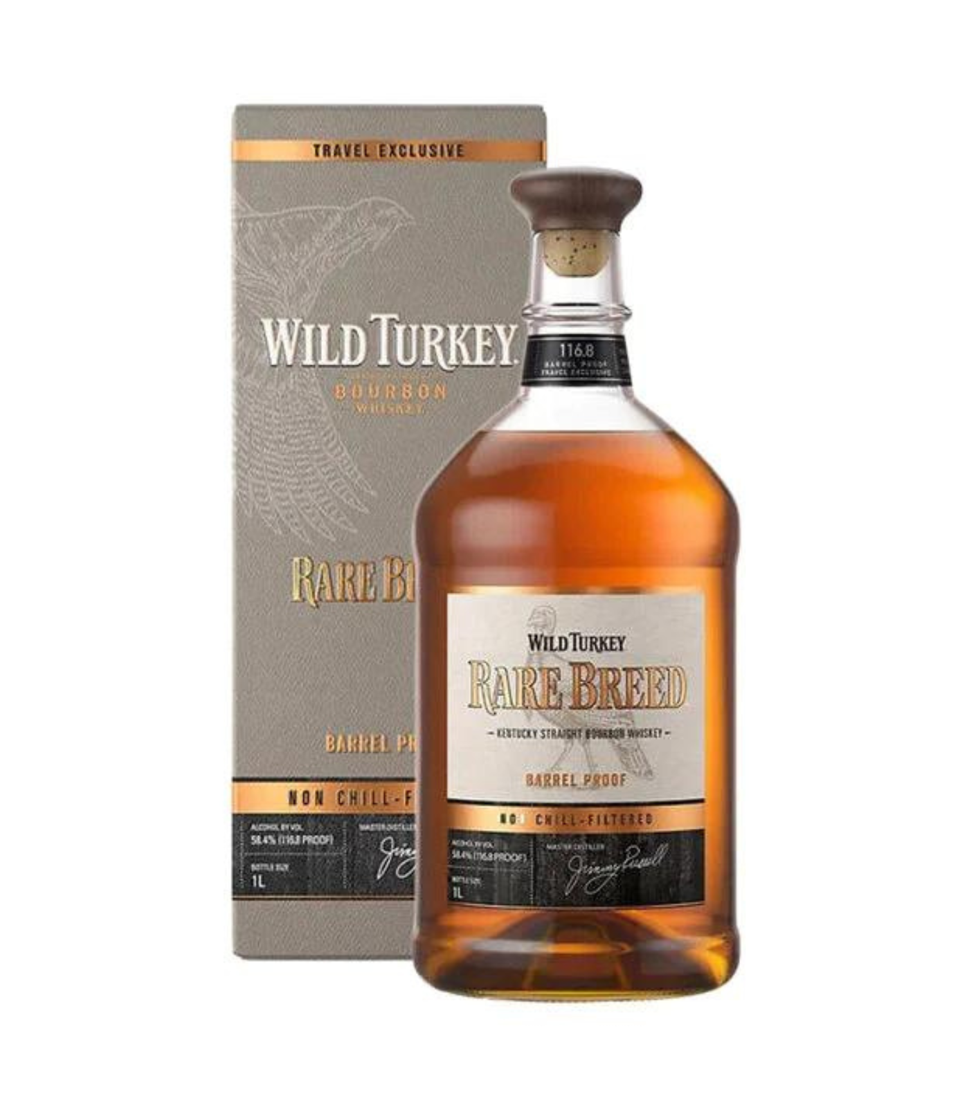 Wild Turkey Rare Breed : Barrel Proof Bourbon American Whiskey 1L