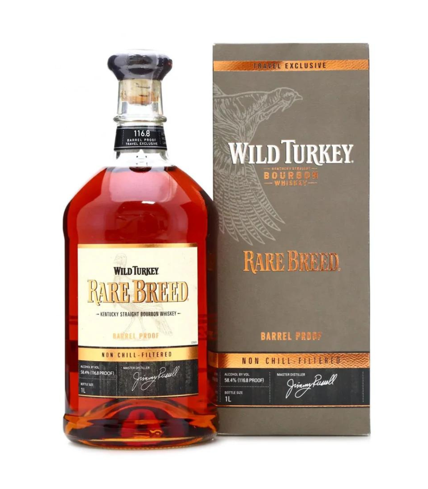 Wild Turkey Rare Breed : Barrel Proof Bourbon American Whiskey 1L