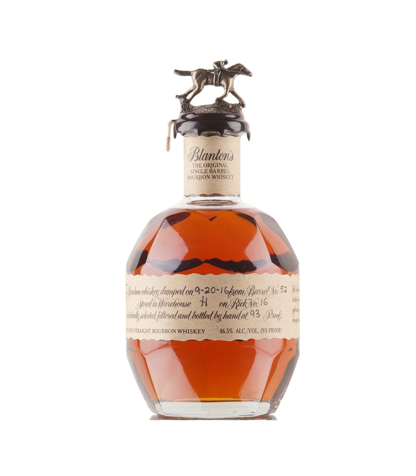 Blanton's – The Original Single Barrel Bourbon Whiskey (75cl; 46.5%)