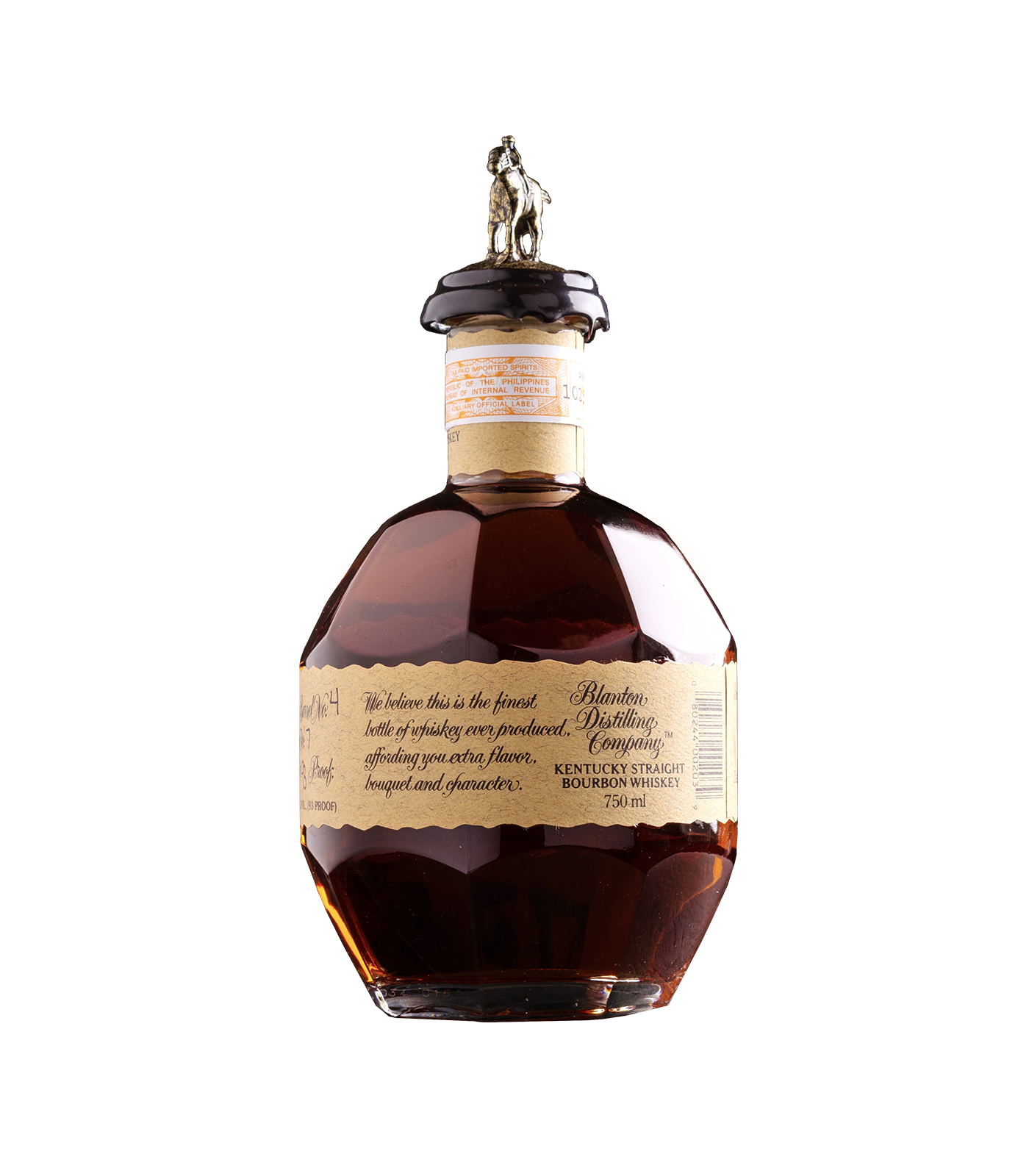 Blanton's – The Original Single Barrel Bourbon Whiskey (75cl; 46.5%)