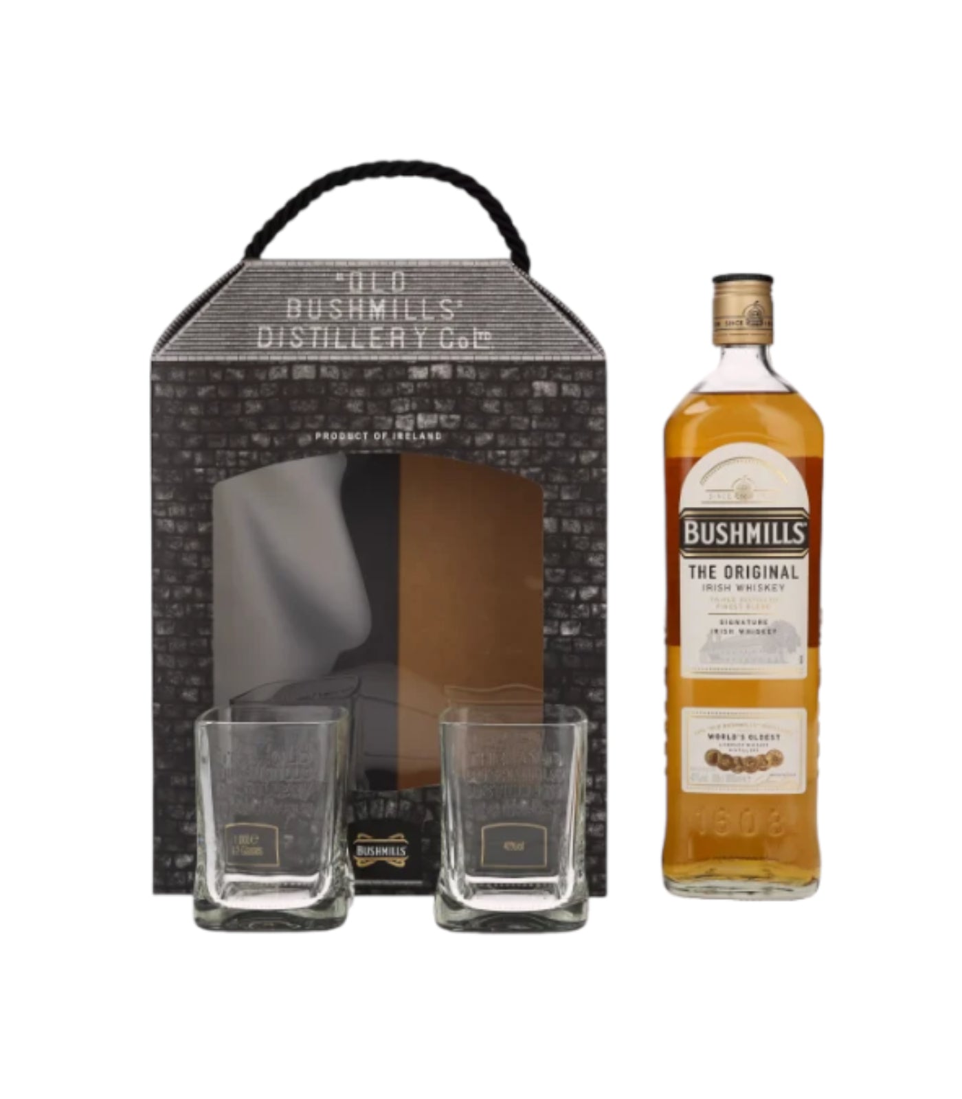 Bushmills The Original Irish Whiskey Gift Set 1000ml