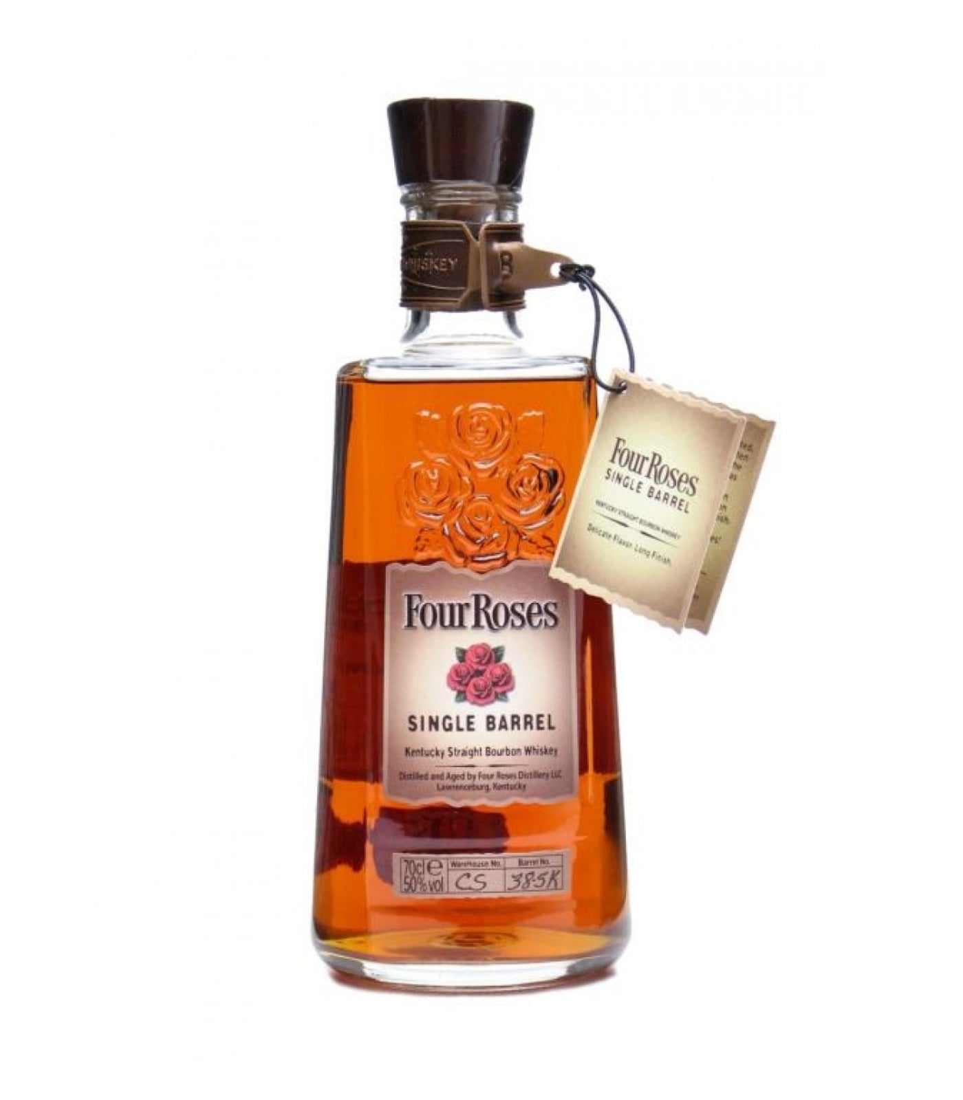 Four Roses Single Barrel 100 proof Bourbon Whiskey (70cl; 50%)