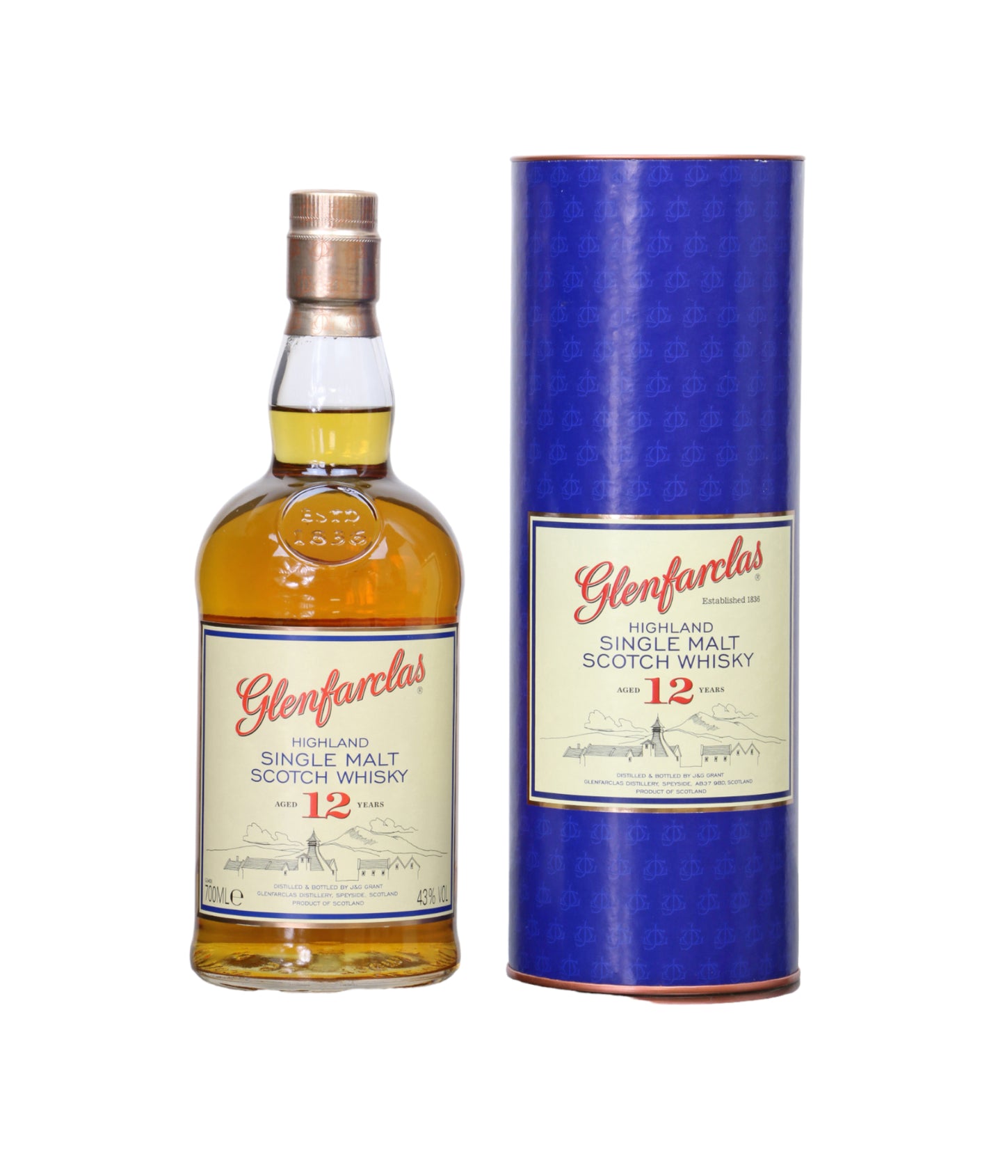 Glenfarclas 12 Year Old Single Malt Scotch Whisky (70cl; 43%)