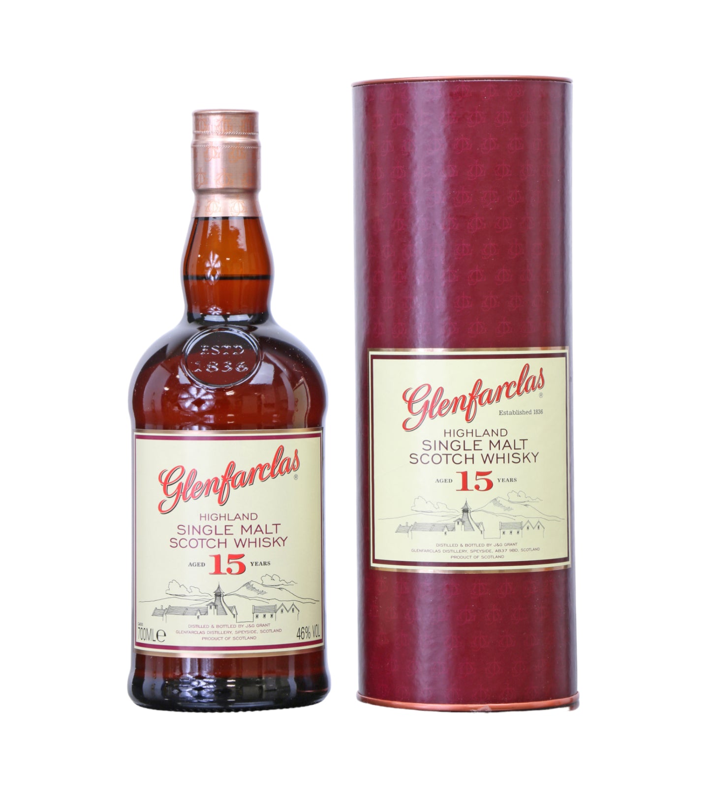 Glenfarclas 15 Year Old Single Malt Scotch Whisky (70cl; 46%)