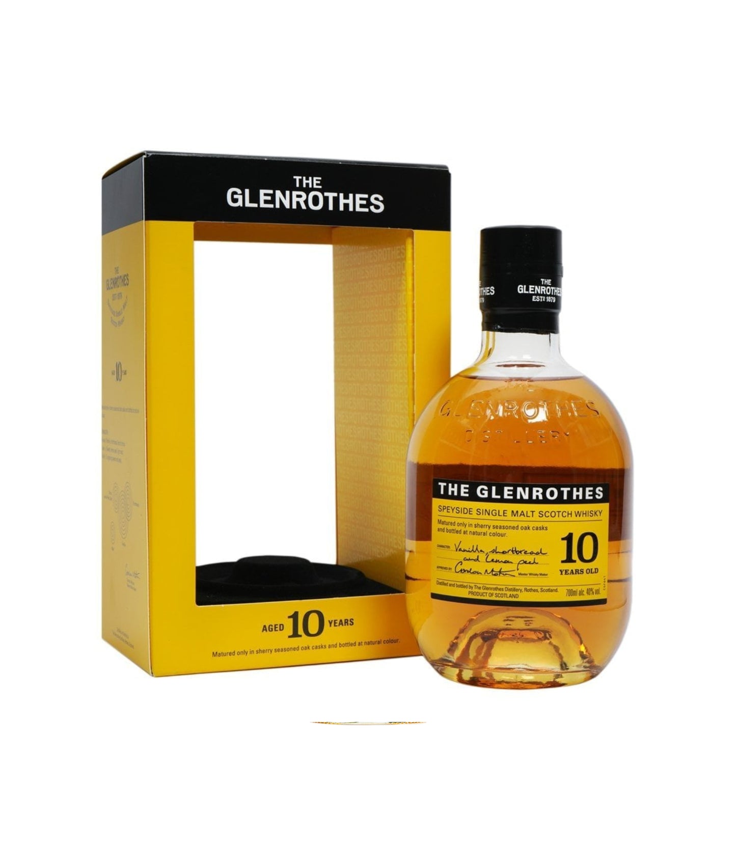 Glenrothes 10 Year Old Single Malt Whisky (70cl; 40%)