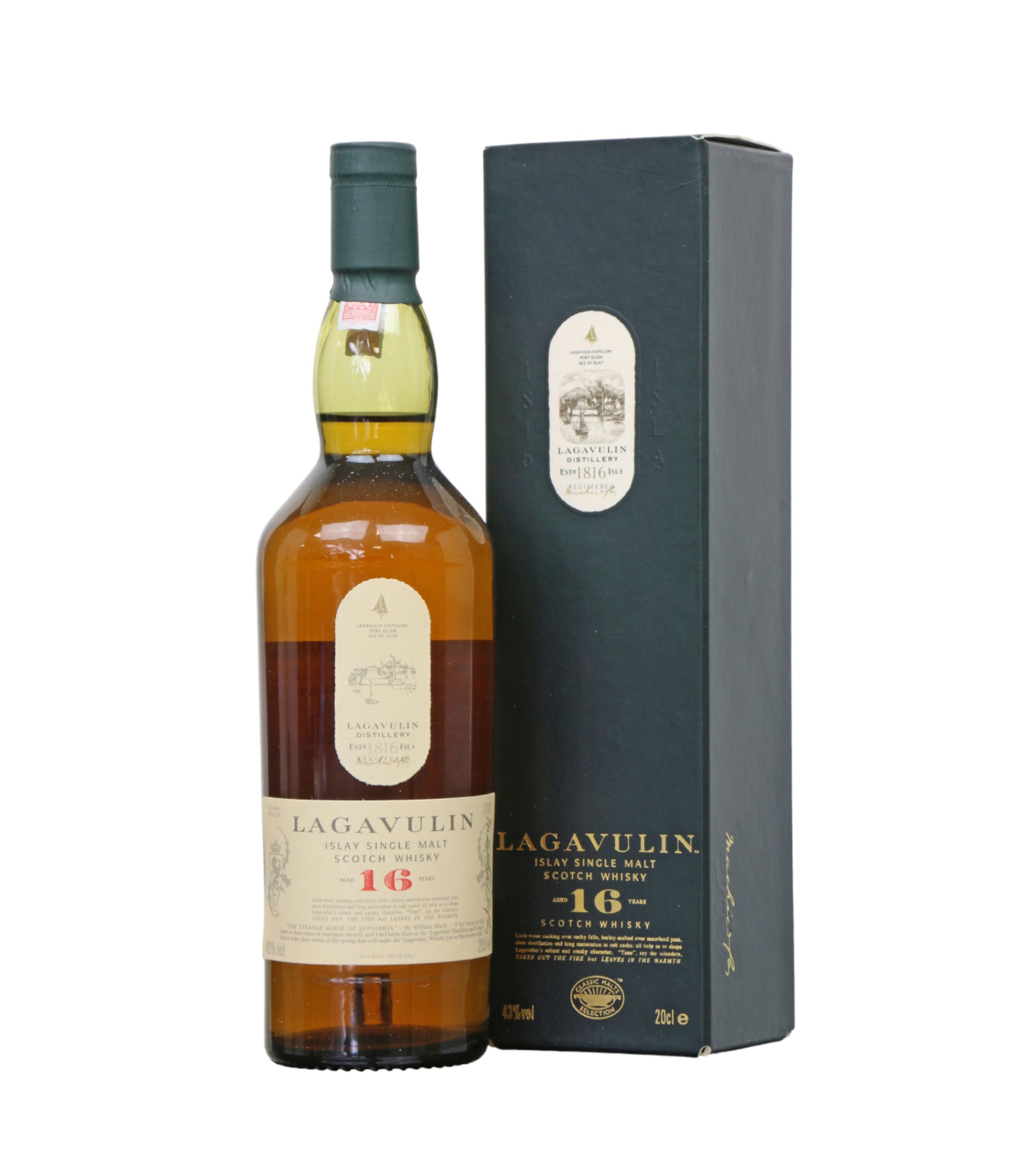 Whiskey Lagavulin 16 years old 43 ° 70 cl
