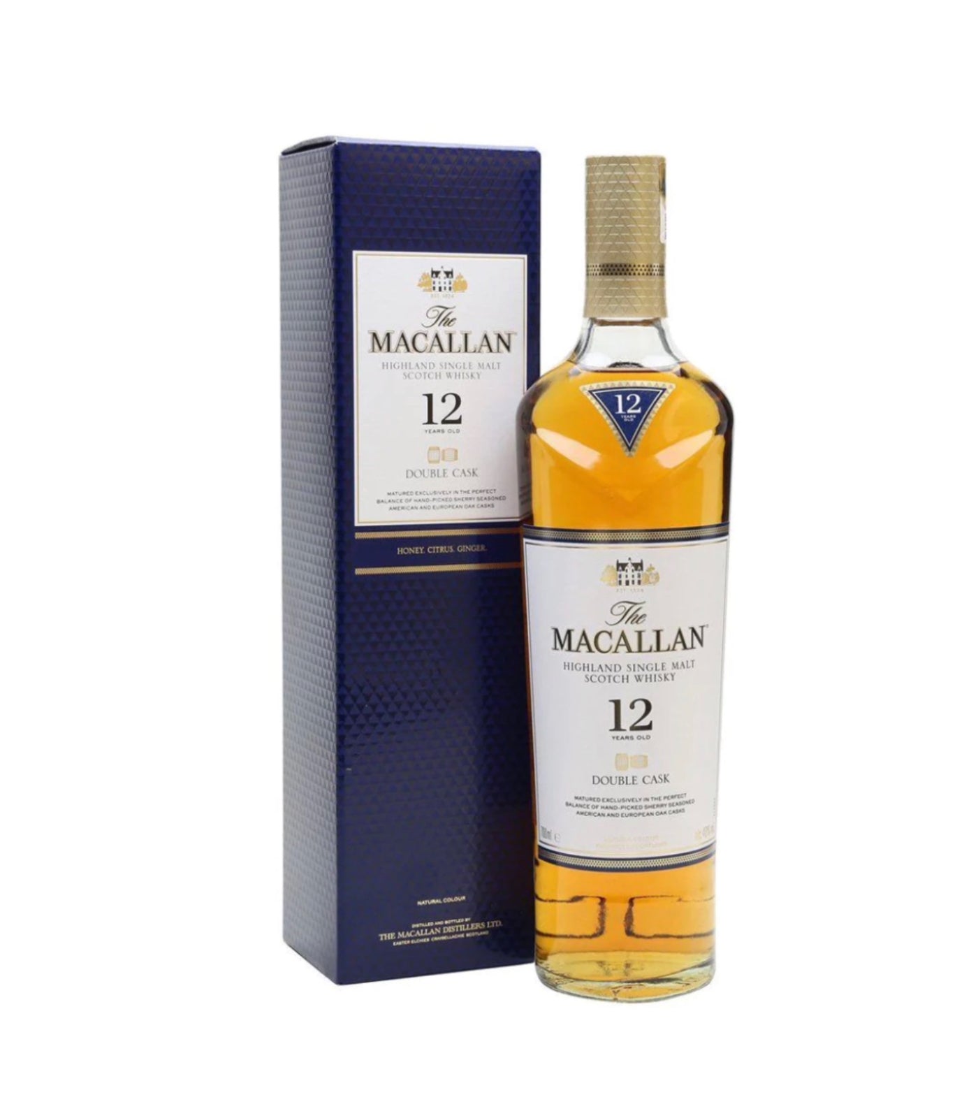 The Macallan 12 Year Old Double Cask Single Malt Whisky (70cl; 40%)