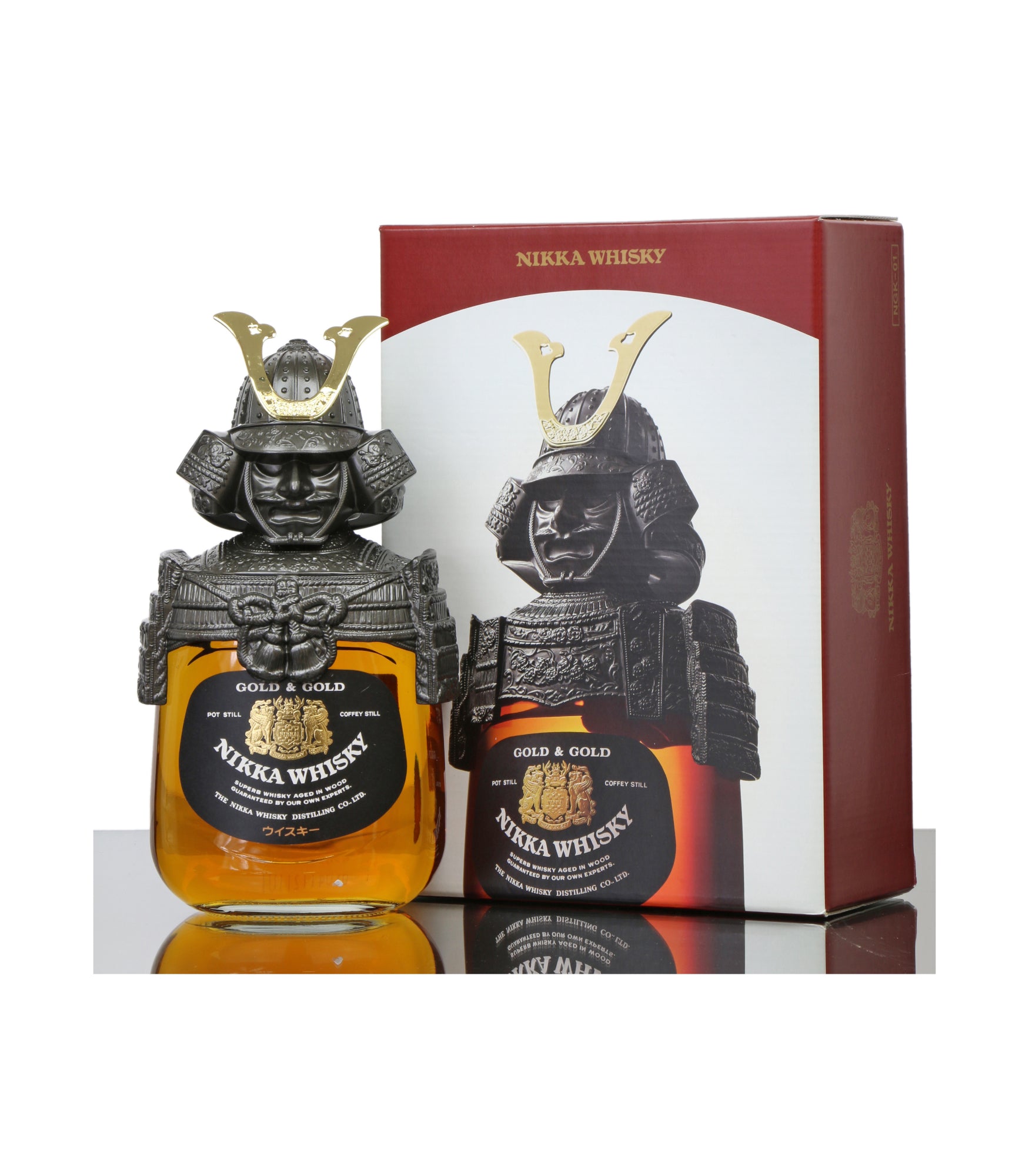 Nikka Gold Gold Samurai Japanese Whisky Plastic Armor LiquorLib nikka-gold-gold-samurai-japanese-whisky-plastic-armor-liquorlib