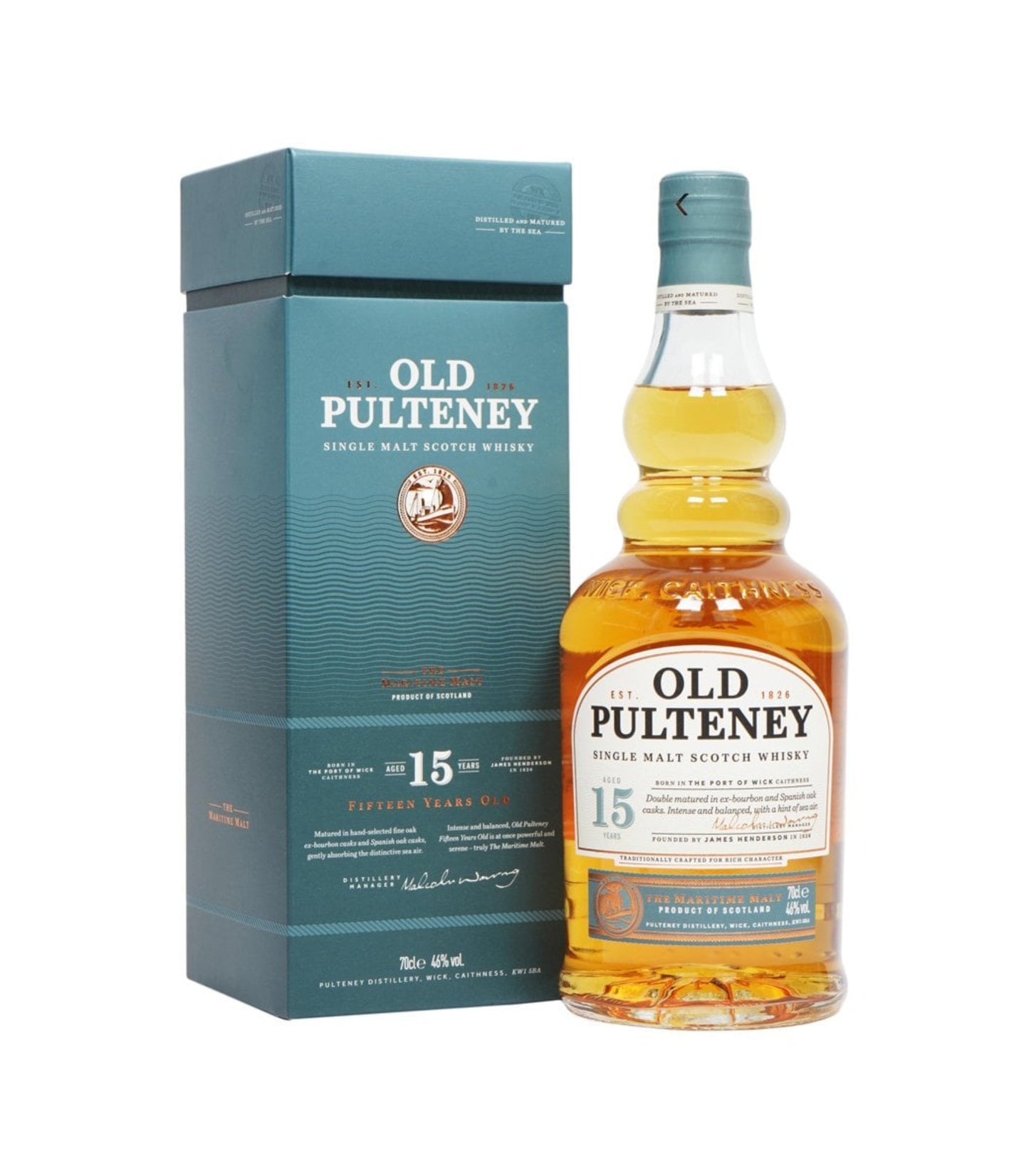 Old Pulteney 15 Year Old Single Malt Whisky (70cl; 46%)