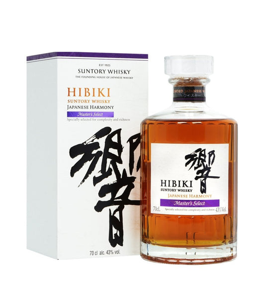Suntory Hibiki Japanese Harmony Master Select Whisky 70cl (43%) – Premium Japanese Blended Whisky